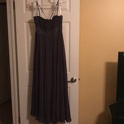 Voilet Purple Long Classy Dress