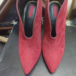Red Booties 7.5 