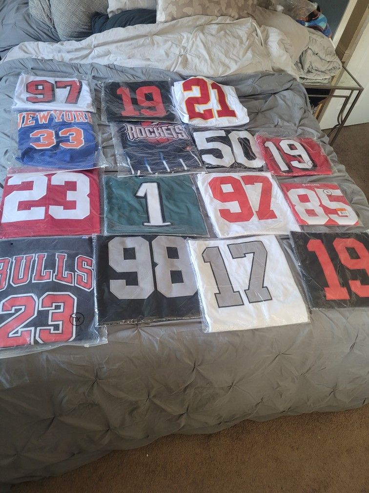 Brand New Jerseys Stitched