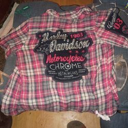 Harley Davidson Flannel Button Up 