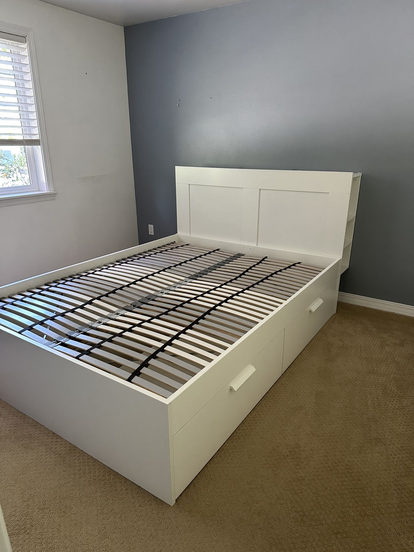 IKEA Queen Bed Frame with Storage