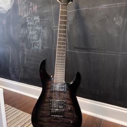 Jackson JS Series Dinky Arch Top JS22Q-7 DKA HT Electric Guitar - Transparent Black Burst