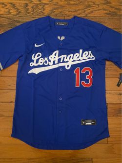 Blue Los Angeles dodgers Muncy road jersey
