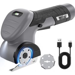 Cordless Electric Scissors – Rechargeable Fabric & Craft Cutter (2000mAh)