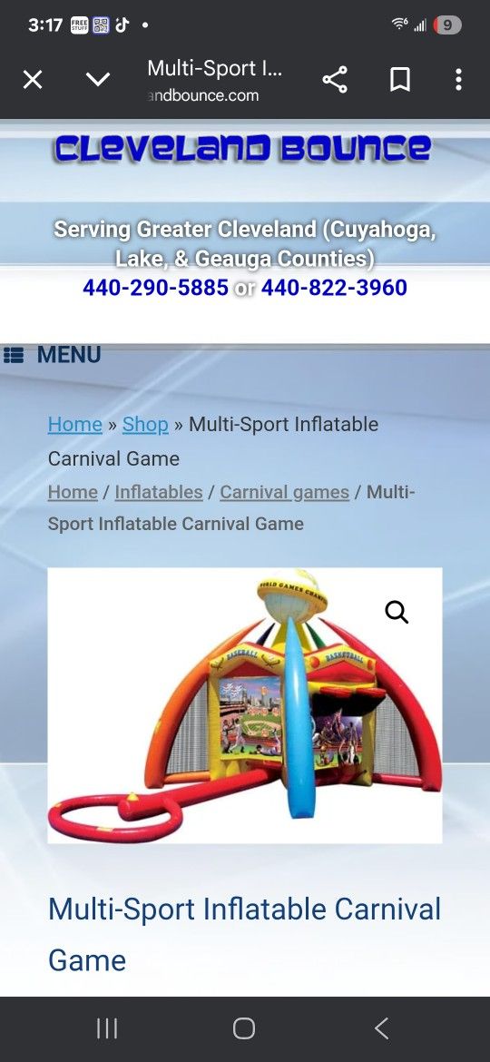 Multisport Inflatable Carnival