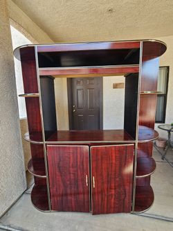 Wooden TV Entertainment Center