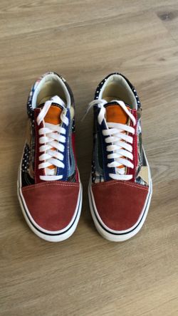 Vans 2018 SIZE? Factory floor patchwork. Mens 8.5