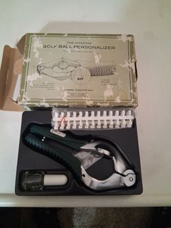 Golf Ball Personalizer Amazing Rare Gift Affordable Prices Unused