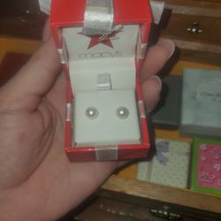 14 K Gold With Real Pearl