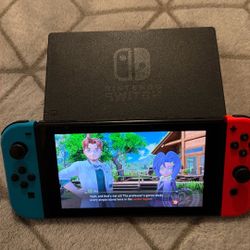 Nintendo Switch With Pokemon Snap And Dock