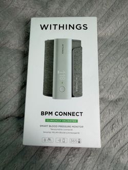 Withings BPM Connect - Smart Wi-Fi Blood Pressure Monitor in Gray - New Open Box