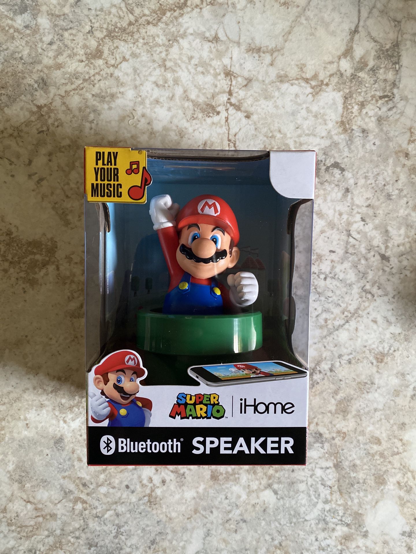 Super Mario iHome Bluetooth Speaker - RARE