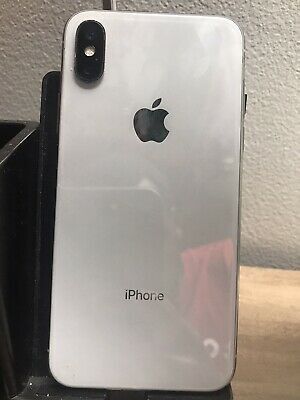 Apple iPhone X - 64GB - Silver (Unlocked) A1865 (CDMA + GSM
