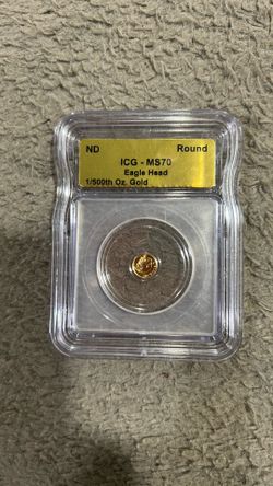 ICG MS70 Eagle head round 1/500th Oz