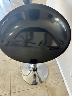 2 Swivel High Chair Bar Stool Adjustable Up and Down Stainless Steel Base 