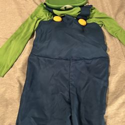 Luigi- Super Mario Costume (L) 10-12