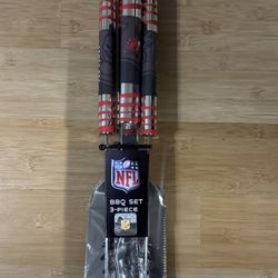 Tampa Bay Buc BBQ Set / 3-Piece Set - New 