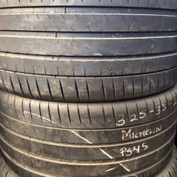 PAIR MICHELIN PILOT SPORT 4s (2) 325/35 R22