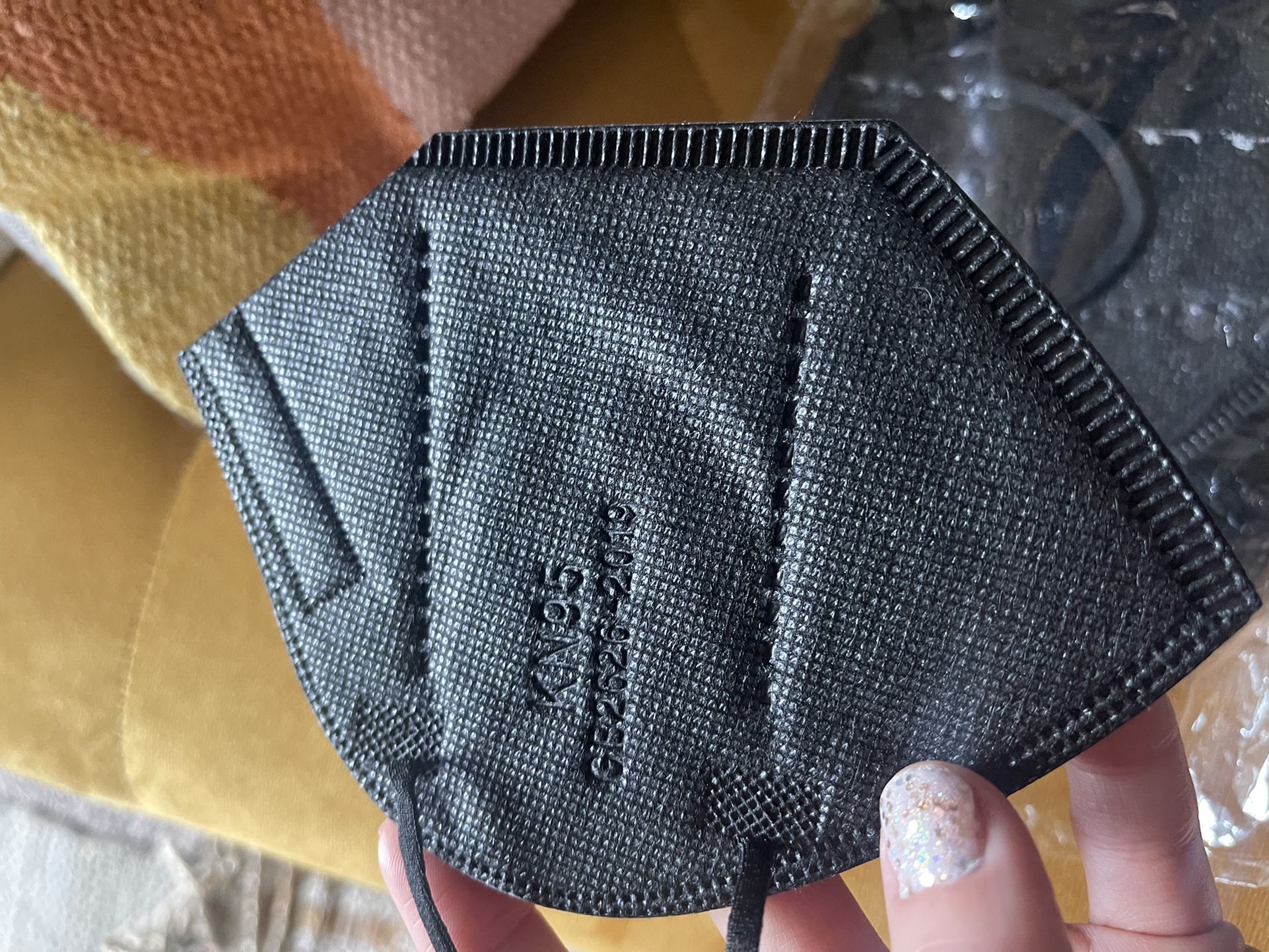 BRAND NEW black n95 face masks pack of 10