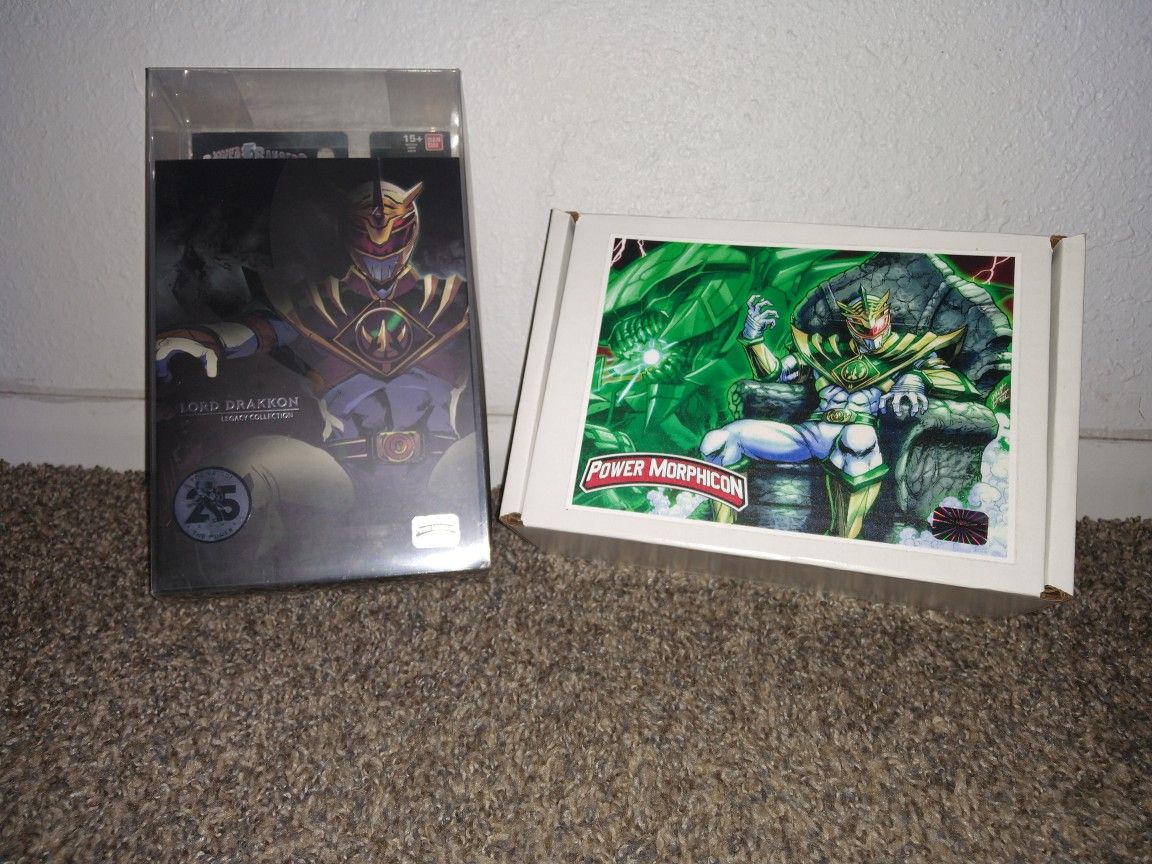 Power Rangers Morphicon Lord Drakkon In Protective Case W/ Exclusive Throne