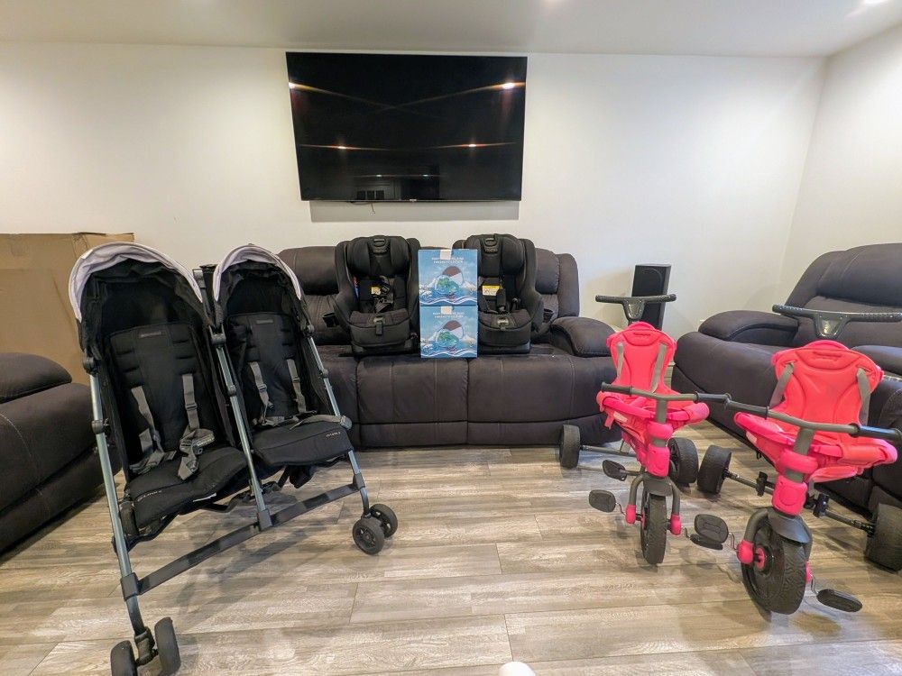 HUGE Twin/Sibling Bundle: Nuna RAVA, UPPAbaby & Joovy - $600 Takes All
