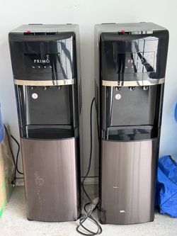 PRIMO Water Fountains + 6 Refillable 5-Gallon Containers — FREE