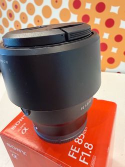 Sony F1.8 FE 85mm lens