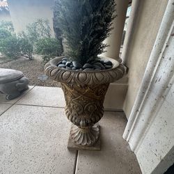 Decorative Pots and Tree