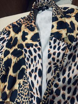 LEOPARD Blazer  Size “M”