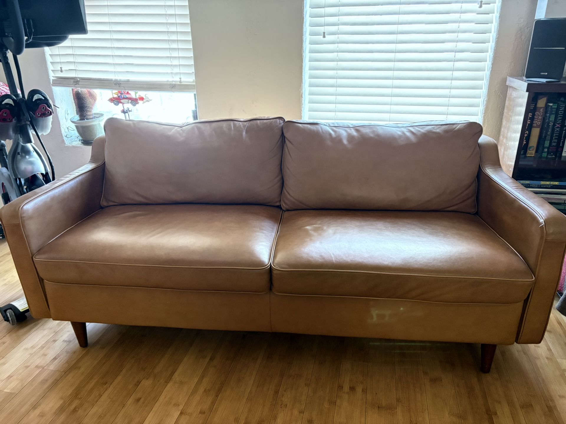 Leather Couch $200
