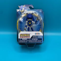 (NEW) Sonic The Hedgehog Action Figure 2.5 Inch Metal Sonic Collectible Toy