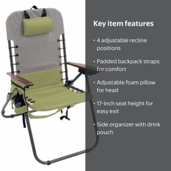 Ozark Trail high back chair