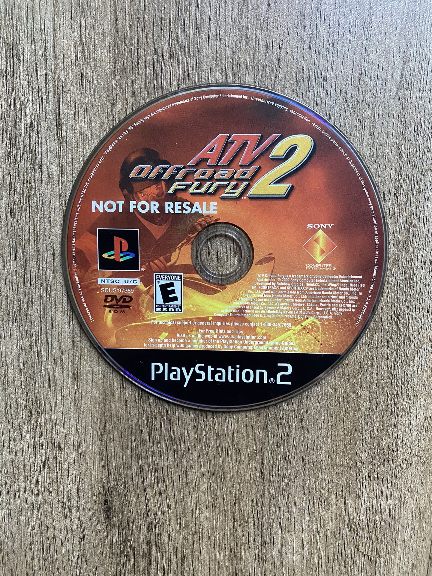ATV Off Road Furry 2. Sony PlayStation 2