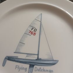 Vintage JKW Western Germany Nautical Collectors Plates.