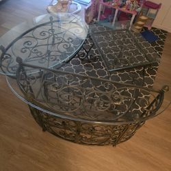 Trio Of DESIGNER Living Room Table High Quality Paid 1600