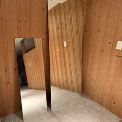 Two Unframed Mirrors -$10 Each