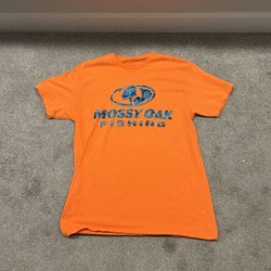 Orange Mossy Oak Tee Shirt