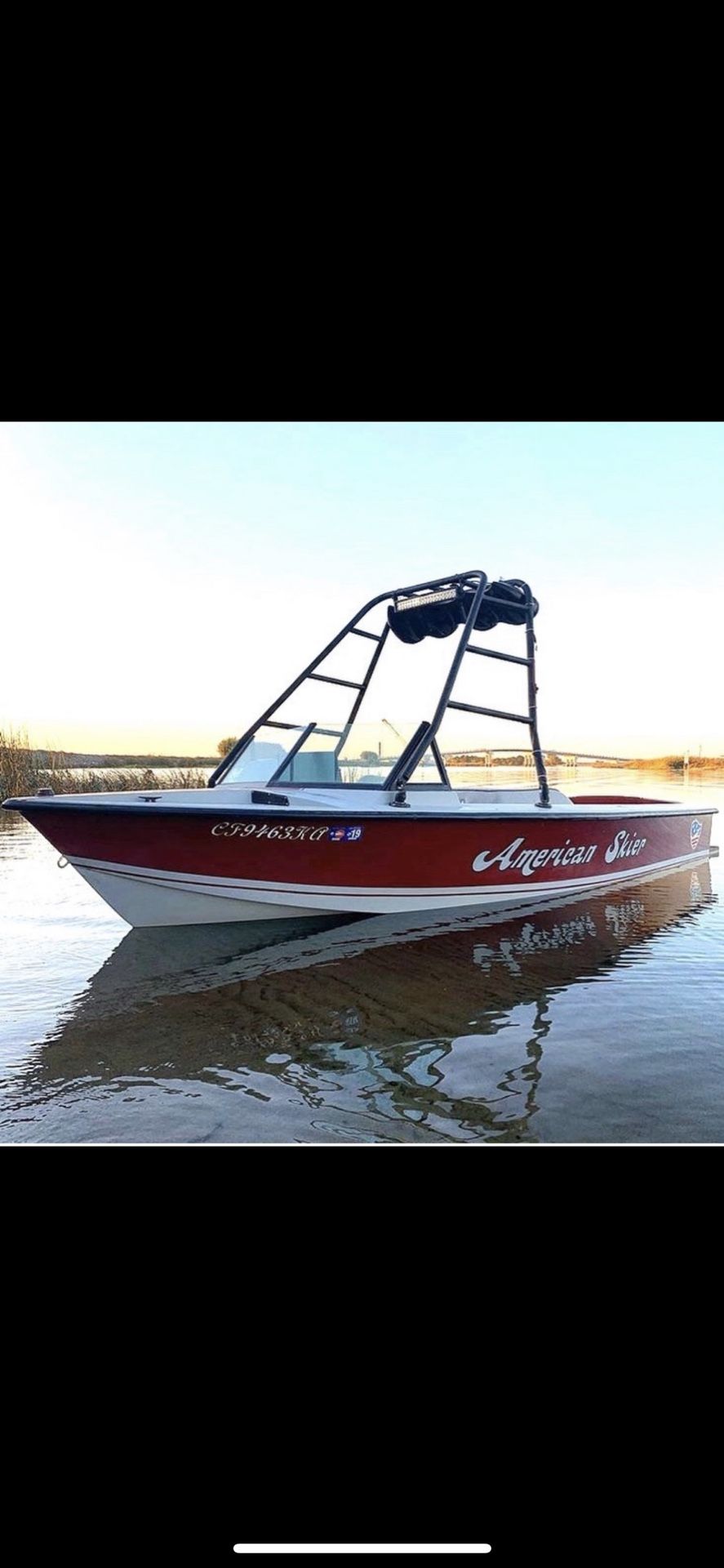 1983 American skier Comp ski boat