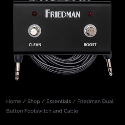 Friedman Dual Button Footswitch