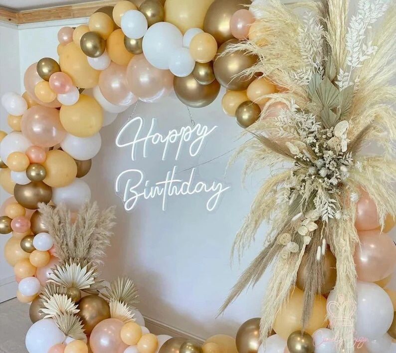 Happy birthday Neon Sign