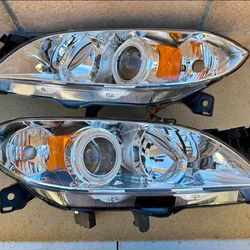 04-09 Mazda 3 4-Door Sedan LED Headlights Faros Calaveras Micas Luces Lamps