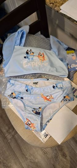 Bluey Girls Two-Piece Swimsuit Size 4T