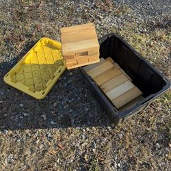 Outdoor Jenga Tumbling Timbers