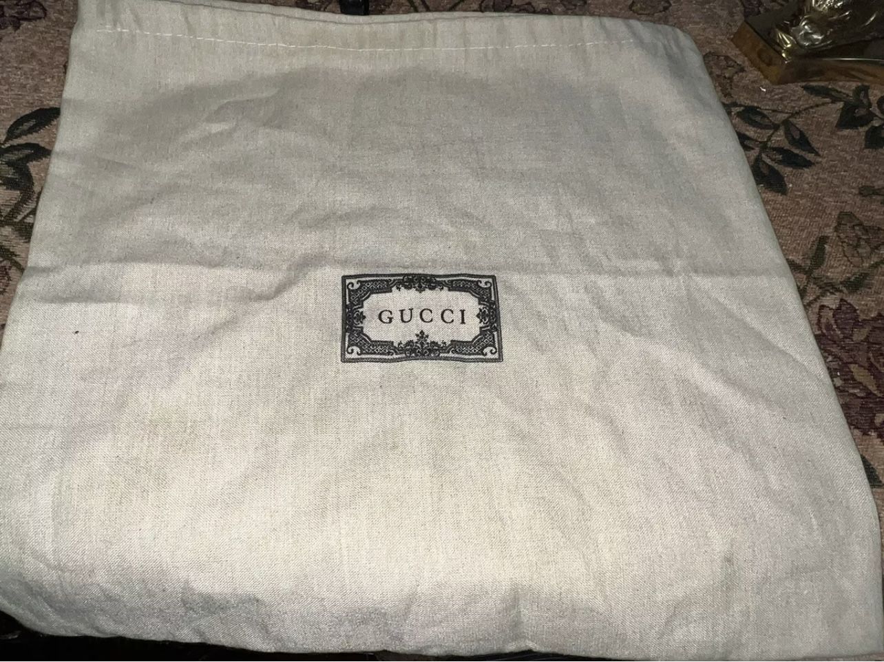 Gucci dust bag Medium Size Dust Bag 15X 15 Inches.