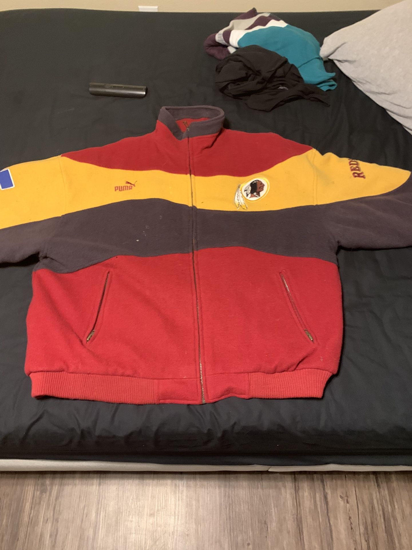 Puma 2XL Washington Redskins Throwback Jacket
