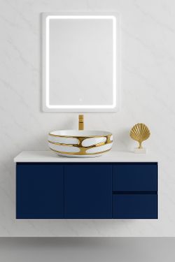 Bathroom vanity floating