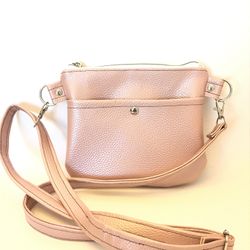 Crossbody Bag - Blush Color Vinyl
