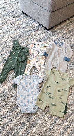 Baby Boy 3–6 Month Dinosaur Clothing Bundle – $15 🦖