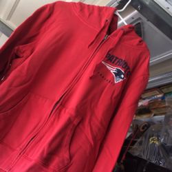 New England Patriots Women’s Zip Up Hoodie Size XL