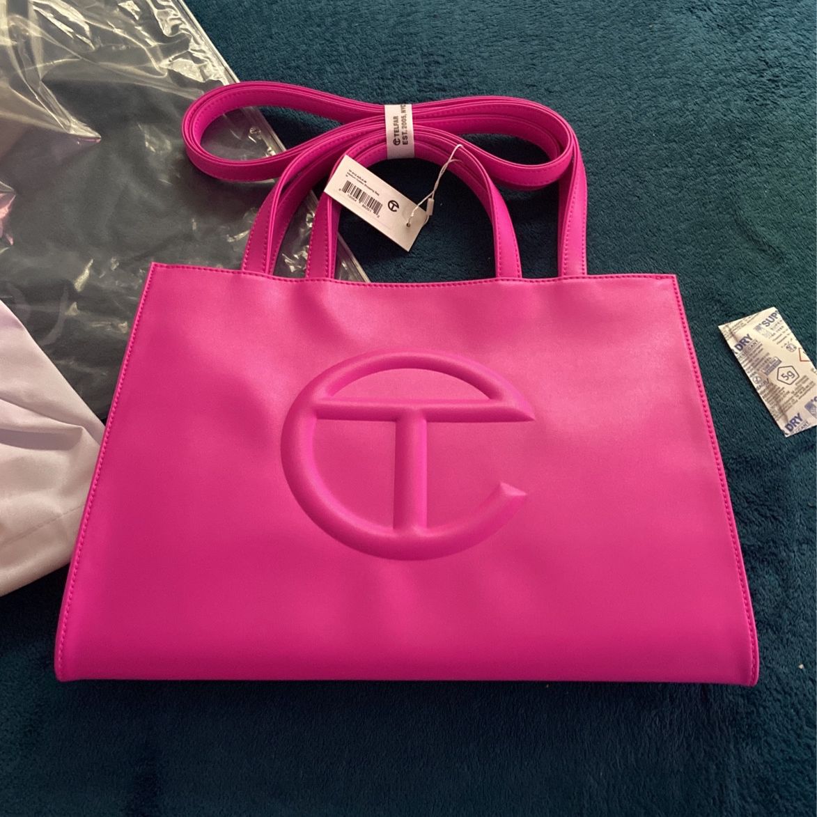 Telfar Medium Shopping Bag - Azalea BRAND NEW with Proof Of Purchase 